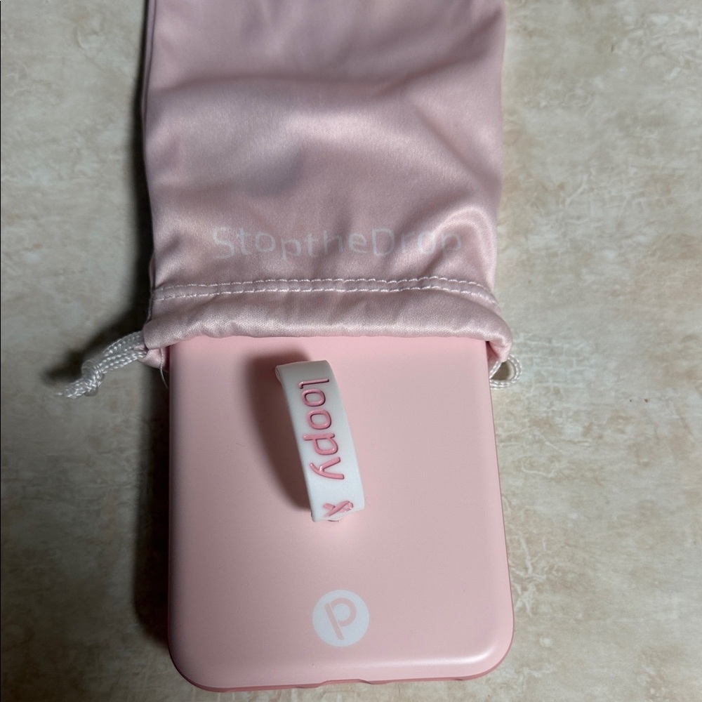 Pink Phone Case with Loopy Strap. iPhone 11 Pro Max